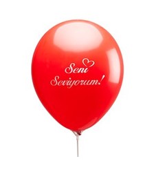 Seni Seviyorum Kırmızı Balon